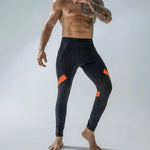 Breathable Men's Sports Leggings for Dynamic Workouts - Allen-Fitness
