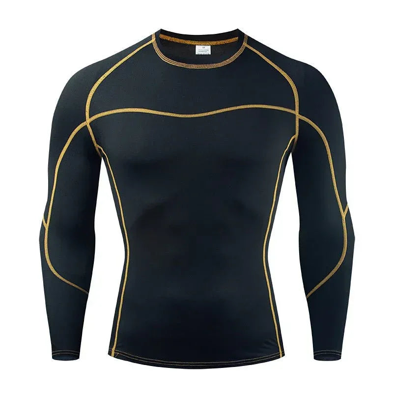 European-American Quick-Drying Long-Sleeve Sportswear Running Fitness T-shirt - Allen-Fitness