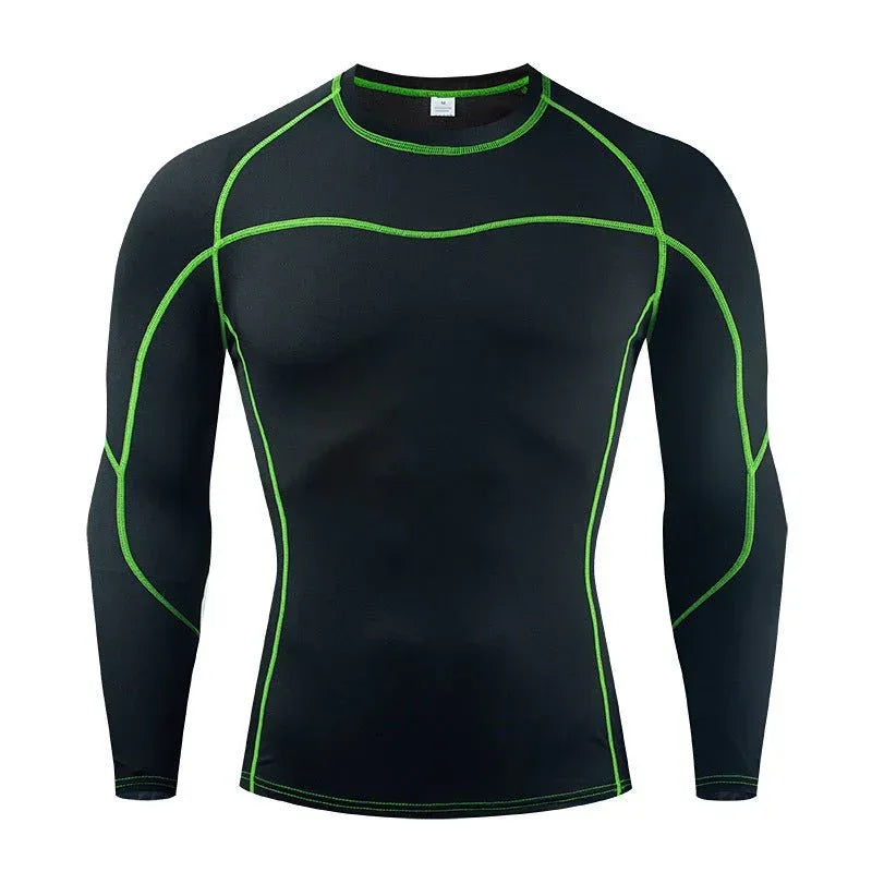 European-American Quick-Drying Long-Sleeve Sportswear Running Fitness T-shirt - Allen-Fitness