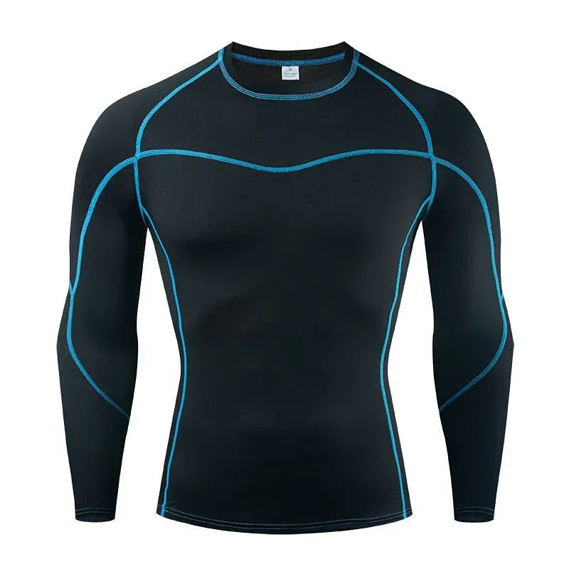 European-American Quick-Drying Long-Sleeve Sportswear Running Fitness T-shirt - Allen-Fitness