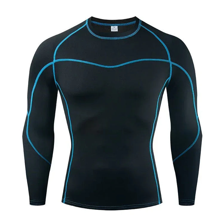 European-American Quick-Drying Long-Sleeve Sportswear Running Fitness T-shirt - Allen-Fitness