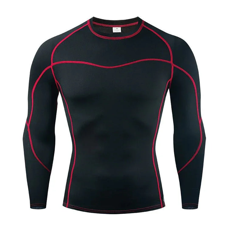 European-American Quick-Drying Long-Sleeve Sportswear Running Fitness T-shirt - Allen-Fitness