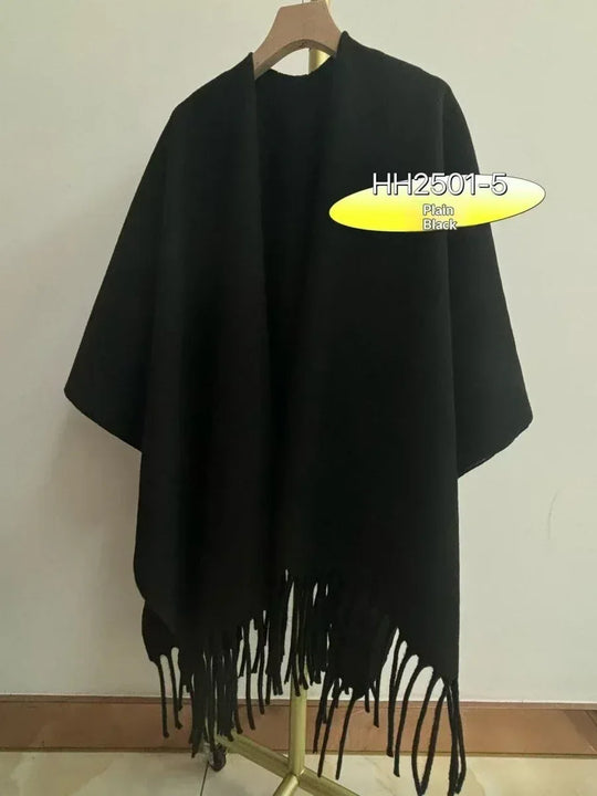 Fashion Retro High-end Travel Warm Outerwear Cloak Cape - Allen-Fitness