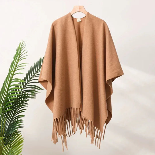 Fashion Retro High-end Travel Warm Outerwear Cloak Cape - Allen-Fitness
