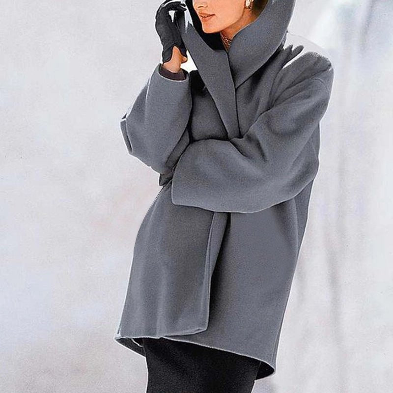 Fashionable Sweaters For Women - Multi-Color Round Neck Loose Sweater In Wool Blend, Sizes S-5XL.