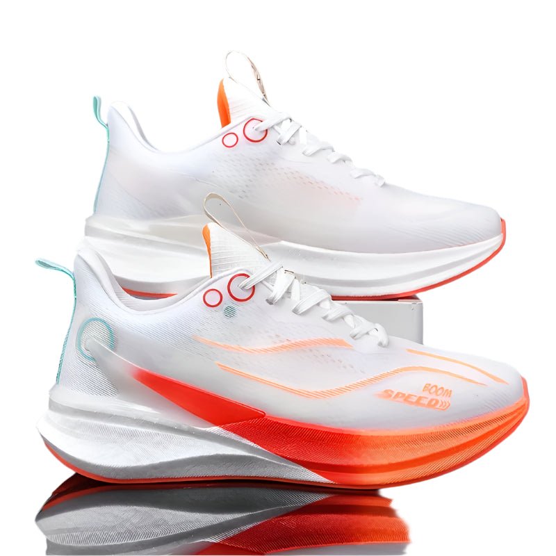 FAYWELLME Lightweight Athletic Sneakers – Unisex Carbon Fiber Running Shoes with Shock - Absorbing Sole - Allen - Fitness