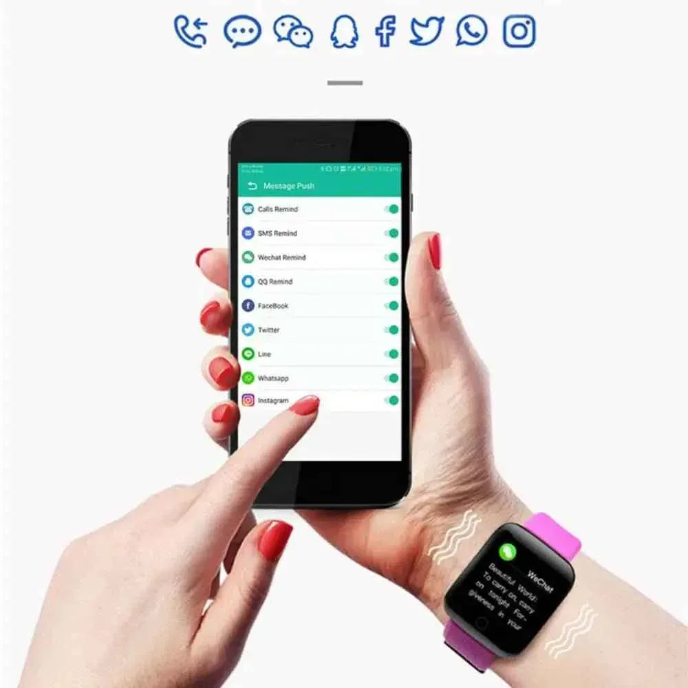 Fitness Smart Watch with Innovative Features &amp; Stylish Design - Stay Connected &amp; Track Workouts - Allen-Fitness