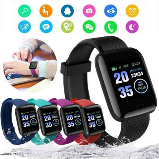 Fitness Smart Watch with Innovative Features &amp; Stylish Design - Stay Connected &amp; Track Workouts - Allen-Fitness