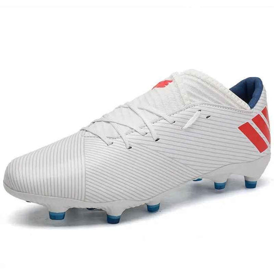 Football Boots Men Kids Adults TF/FG Ultralight Playing Field Train Soccer Shoes Low cut Cleats - Allen-Fitness