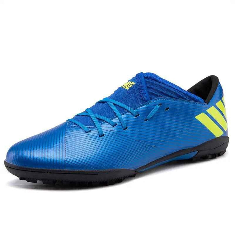 Football Boots Men Kids Adults TF/FG Ultralight Playing Field Train Soccer Shoes Low cut Cleats - Allen-Fitness