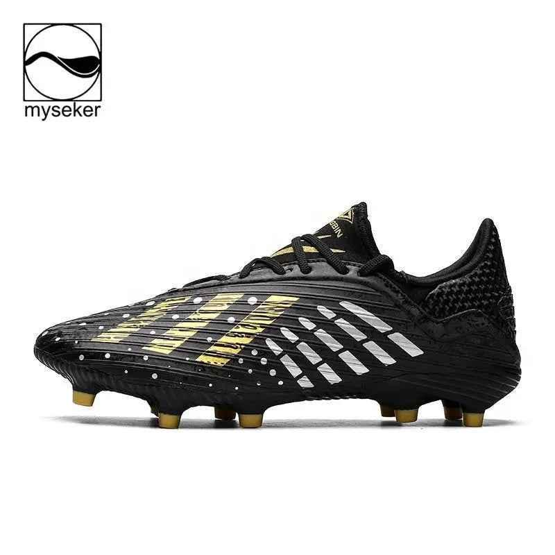 Football Shoes Size 6 - Black | High-Quality & Stylish | Men's Soccer Gear - Allen-Fitness