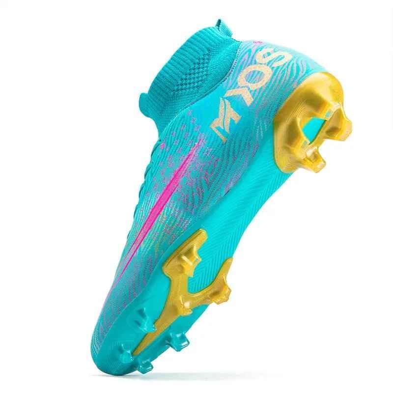 Premium Soccer Shoes for Men - Leather Upper, Superior Comfort &amp; Enhanced Performance - Allen-Fitness