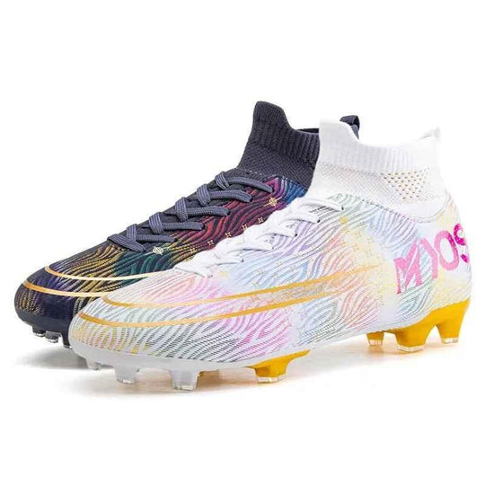 Premium Soccer Shoes for Men - Leather Upper, Superior Comfort &amp; Enhanced Performance - Allen-Fitness