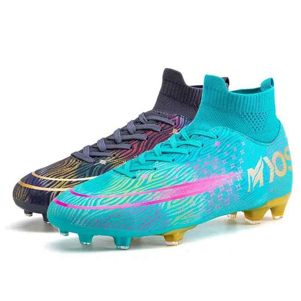 Premium Soccer Shoes for Men - Leather Upper, Superior Comfort & Enhanced Performance - Allen-Fitness