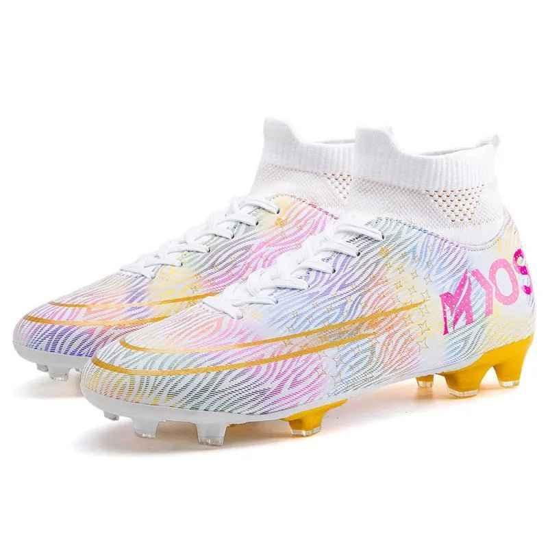 Premium Soccer Shoes for Men - Leather Upper, Superior Comfort &amp; Enhanced Performance - Allen-Fitness