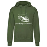 Fishing Legend Hoodie with Comfy Fleece, Lined Hood, Pouch Pocket, and Ribbed Cuffs - Allen-Fitness