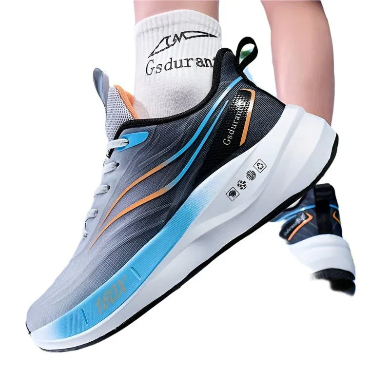 GS Durant Men's Breathable Running Shoes - Non-Slip Sole for Jogging & Outdoor Activities, Lace-Up Athletic Footwear - Allen-Fitness