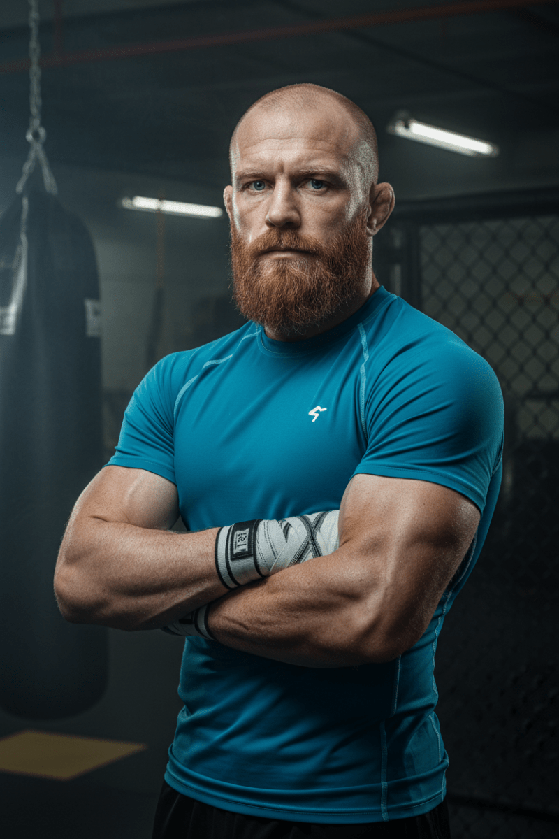 GymBum UK Blue Steel Combat Rash Guard - Allen - Fitness