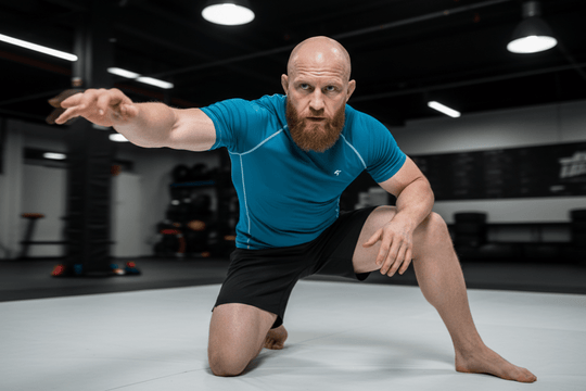 GymBum UK Blue Steel Combat Rash Guard - Allen - Fitness