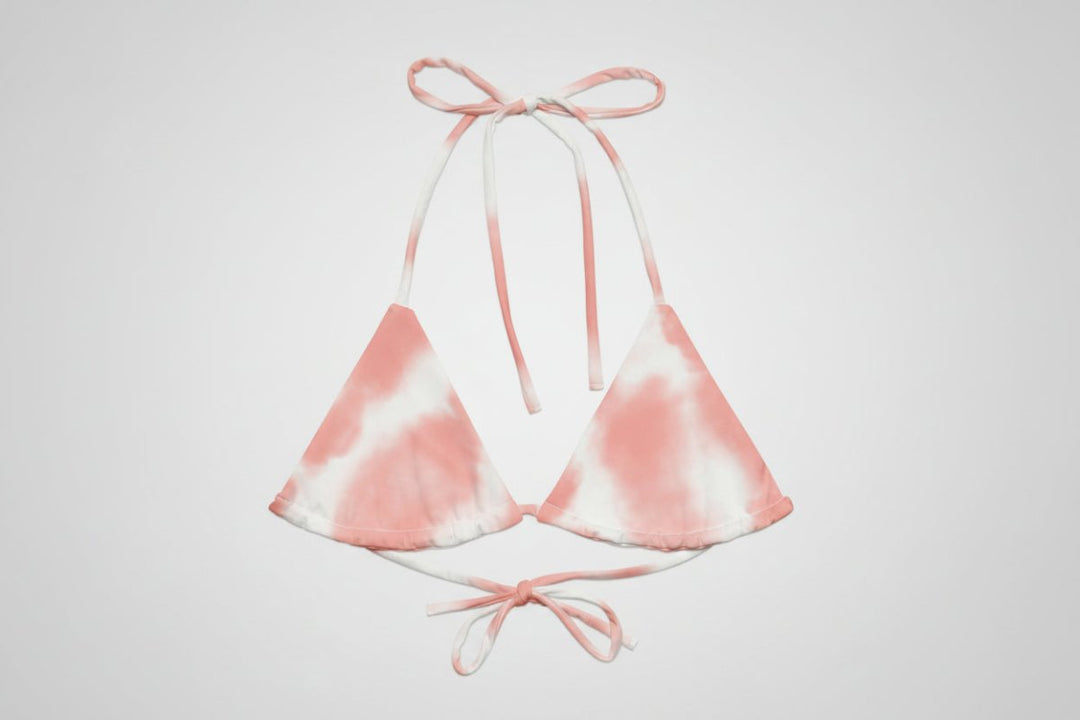 GymBum UK Blush Tide String Bikini (Top Only) - Allen - Fitness
