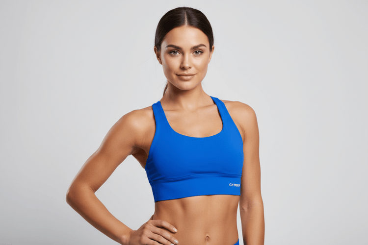 GymBum UK Edge Performance Longline Sports Bra - Allen - Fitness