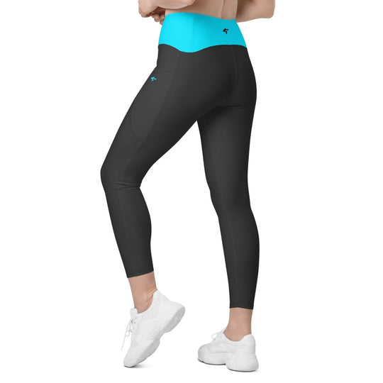 GymBum UK Luminous Surge Pocket Leggings - Allen - Fitness