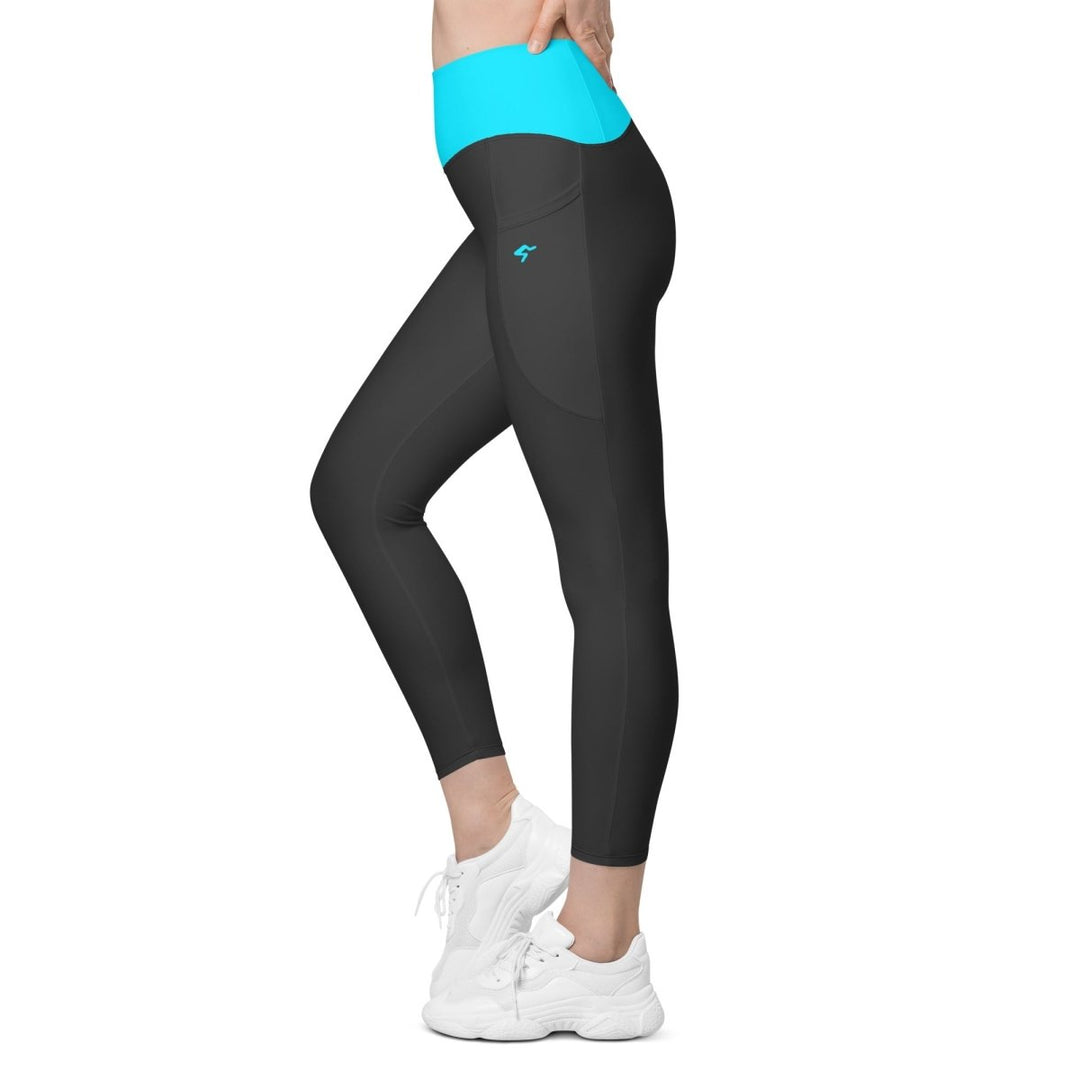 GymBum UK Luminous Surge Pocket Leggings - Allen - Fitness