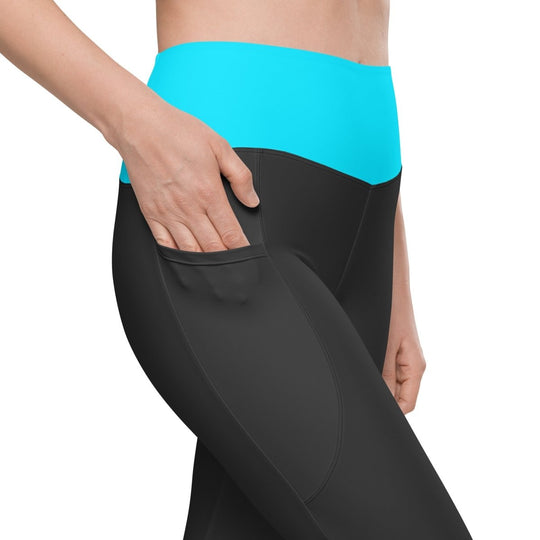 GymBum UK Luminous Surge Pocket Leggings - Allen - Fitness