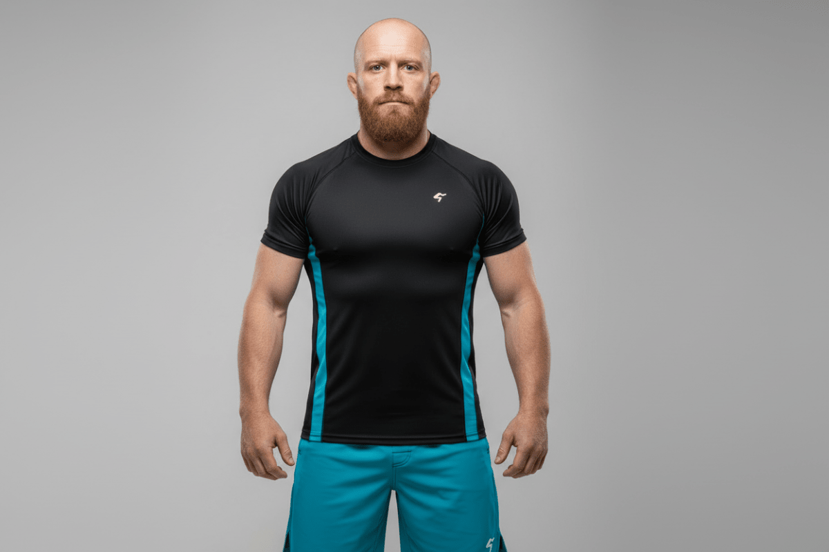 GymBum UK Midnight Strike Rash Guard - Allen - Fitness