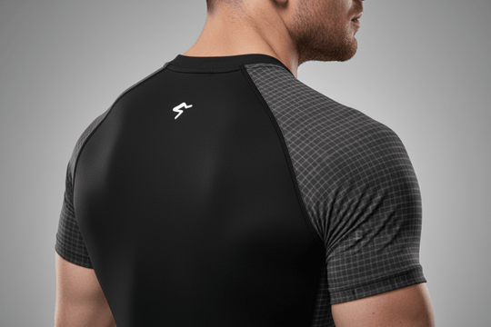 GymBum UK Phantom Check Rash Guard - Allen - Fitness