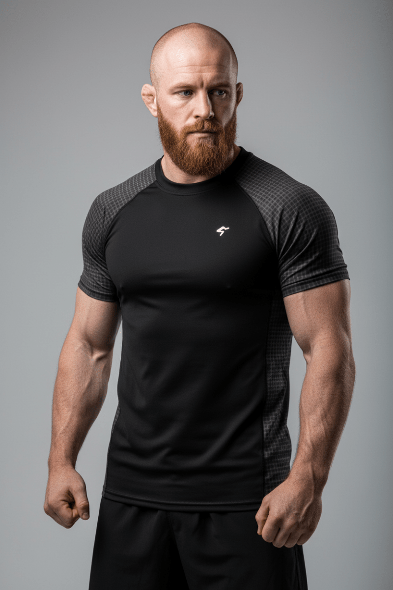 GymBum UK Phantom Check Rash Guard - Allen - Fitness