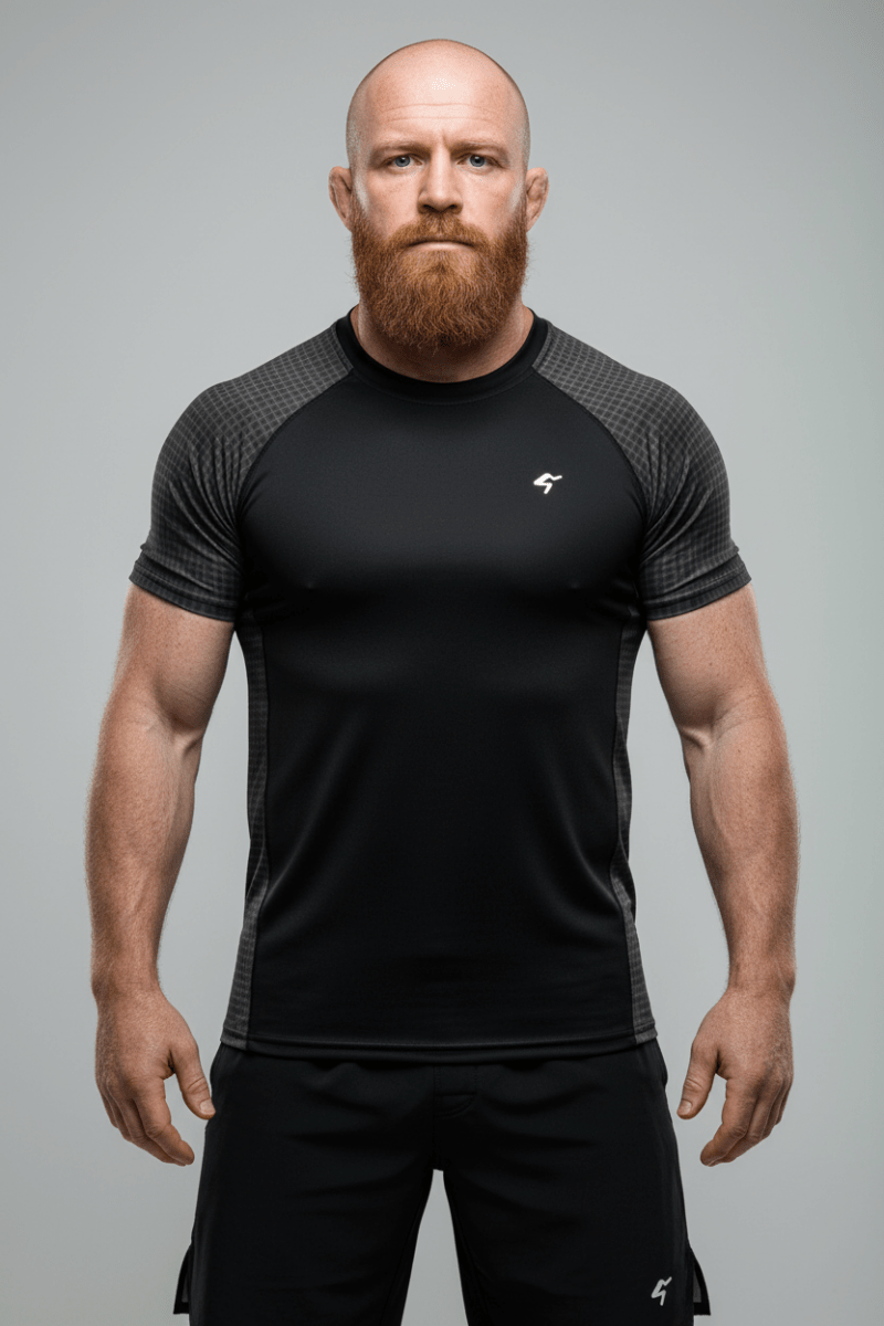 GymBum UK Phantom Check Rash Guard - Allen - Fitness