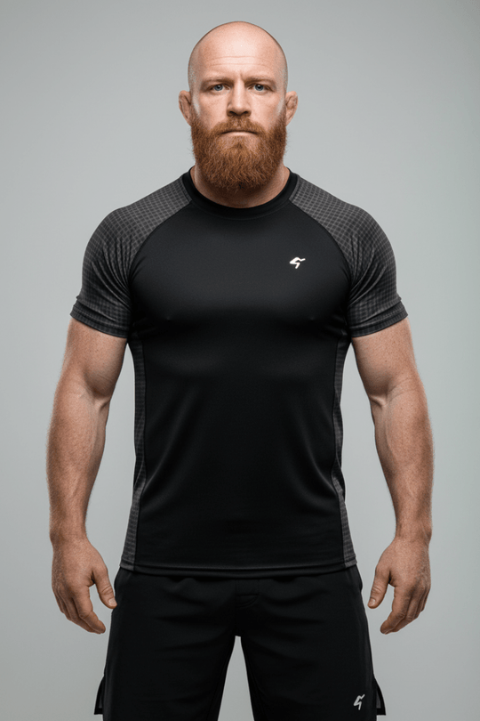 GymBum UK Phantom Check Rash Guard - Allen - Fitness