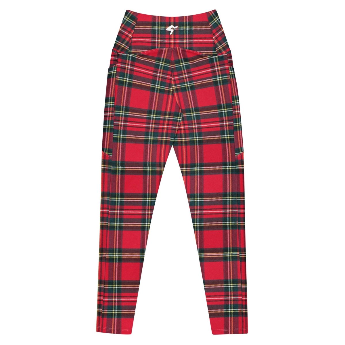 GymBum UK Redline Tartan Leggings with pockets - Allen - Fitness
