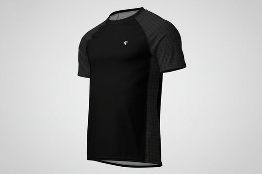 GymBum UK Shadow Check Rash Guard - Allen - Fitness