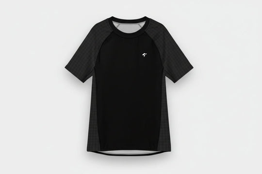 GymBum UK Shadow Check Rash Guard - Allen - Fitness