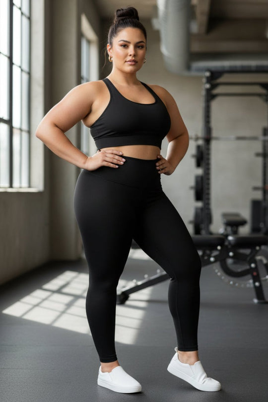 GymBumUK Blackout Performance Plus Leggings - Allen - Fitness