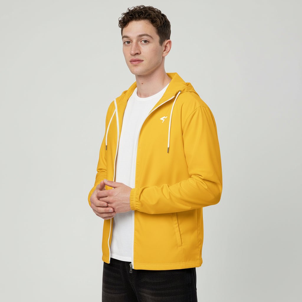 GymBumUK Yellow Windbreaker - Allen - Fitness