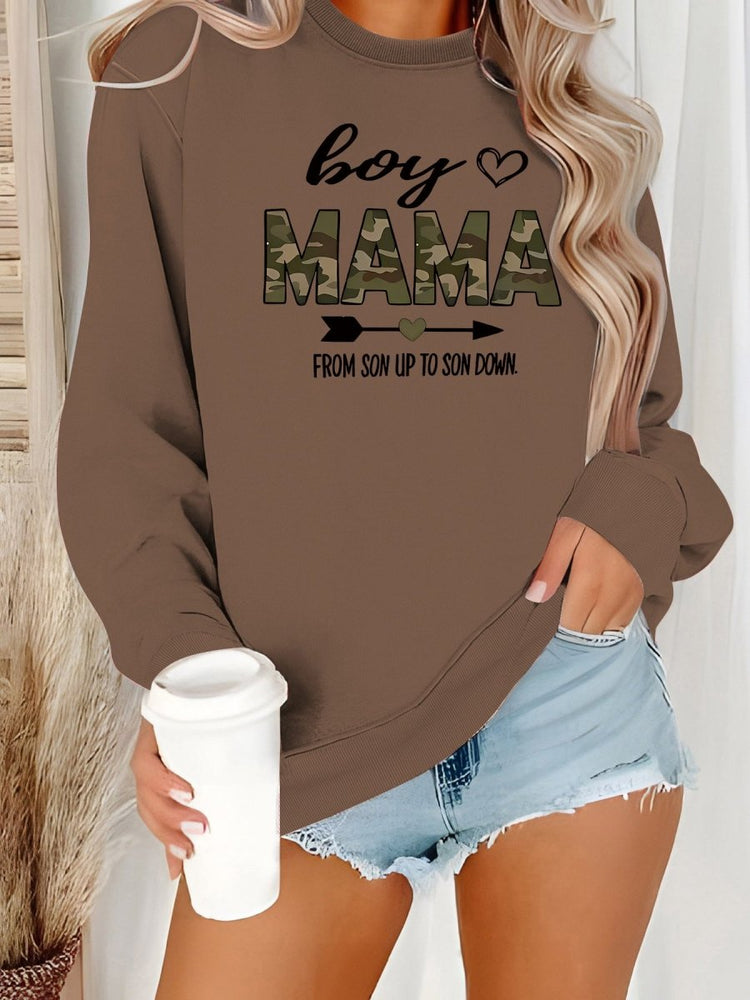 Heart print loose women's fleece hoodie - Premium Fitness & Activewear for Men & Women|UK
