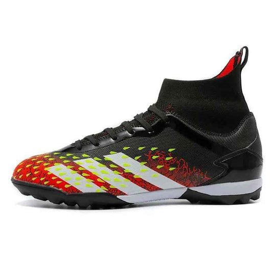 High Ankle Football Boots Superfly Sports Turf Futsal Indoor Soccer Shoes Cheap Rubber Sole Football Boots For Men OEM - Allen-Fitness