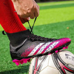 High Ankle Football Boots Superfly Sports Turf Futsal Indoor Soccer Shoes Cheap Rubber Sole Football Boots For Men OEM - Allen-Fitness