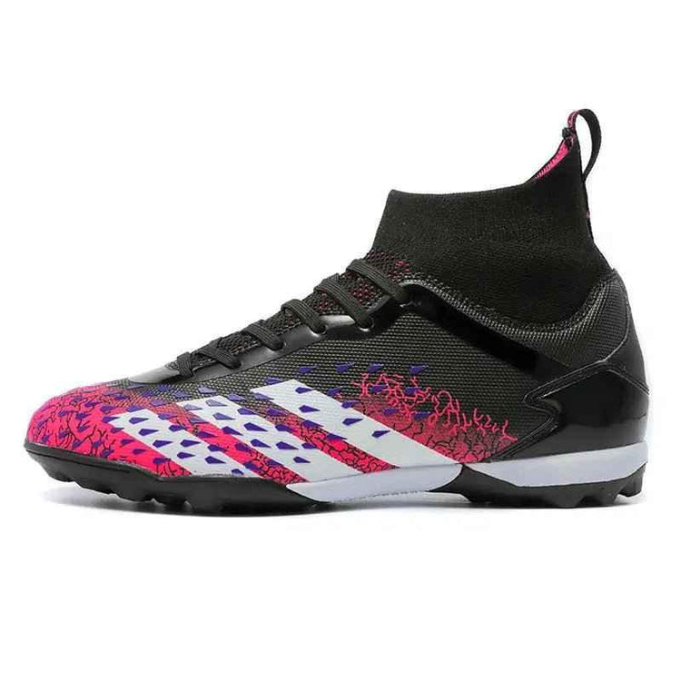 High Ankle Football Boots Superfly Sports Turf Futsal Indoor Soccer Shoes Cheap Rubber Sole Football Boots For Men OEM - Allen-Fitness