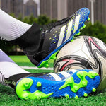 High Ankle Football Boots Superfly Sports Turf Futsal Indoor Soccer Shoes Cheap Rubber Sole Football Boots For Men OEM - Allen-Fitness