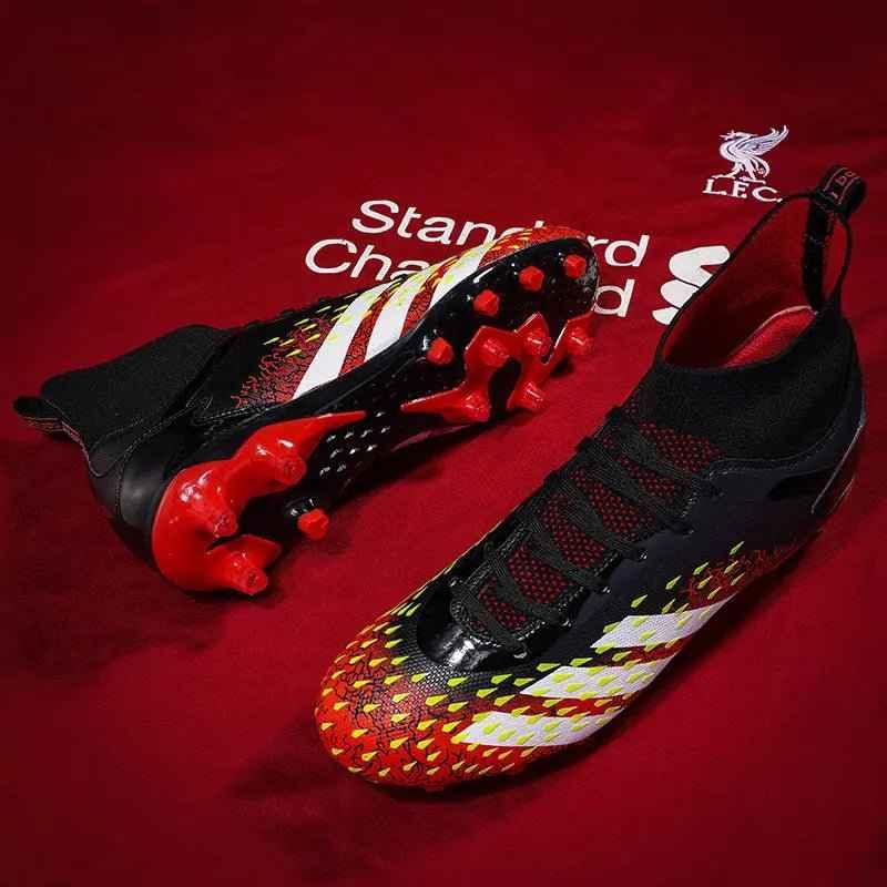 High Ankle Football Boots Superfly Sports Turf Futsal Indoor Soccer Shoes Cheap Rubber Sole Football Boots For Men OEM - Allen-Fitness