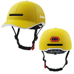 High-end LED Rechargeable Rear Lamp City Recreational Bicycle Riding Peaked Cap Helmet - Allen-Fitness