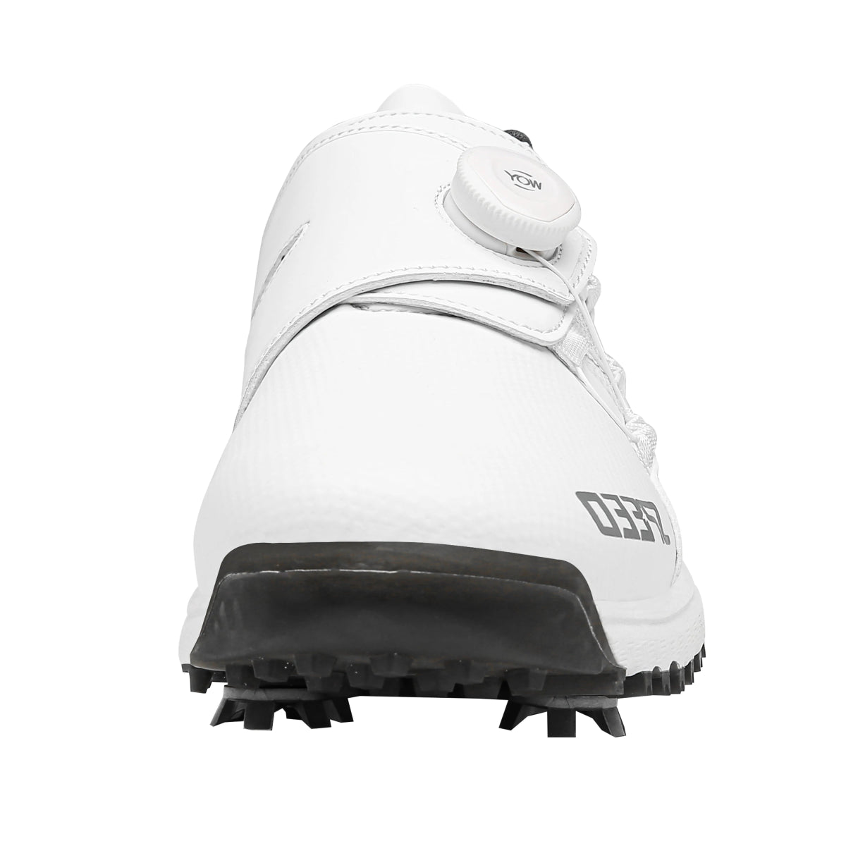 High - End Spiked Golf Shoes for Wet Conditions - Waterproof Leather Men's Golf Footwear - Allen - Fitness