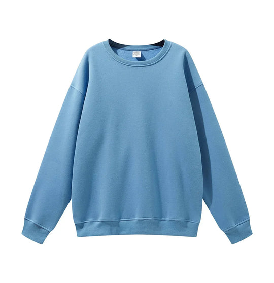 High Quality Crewneck Sweatshirt - Unisex Heavyweight Cotton for Autumn Style - Allen-Fitness