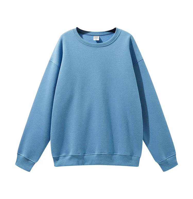 High Quality Crewneck Sweatshirt - Unisex Heavyweight Cotton for Autumn Style - Allen-Fitness