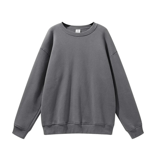 High Quality Crewneck Sweatshirt - Unisex Heavyweight Cotton for Autumn Style - Allen-Fitness