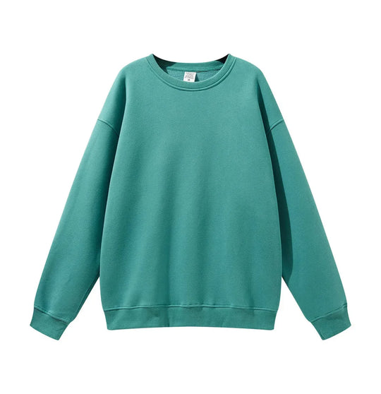 High Quality Crewneck Sweatshirt - Unisex Heavyweight Cotton for Autumn Style - Allen-Fitness